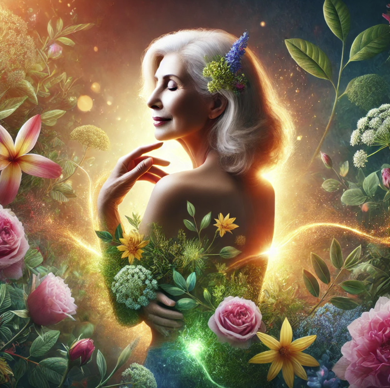 “how to embrace sexuality after menopause,” “Grace and Frankie vibrators for older women,” or “best self-care practices for older women.”