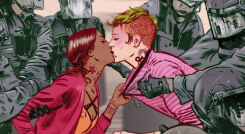 , sex in community context, sexual autonomy, exploring sexuality in comics, sex-positive dystopian stories, LGBTQ+ sexuality in comics, sex-positive storytelling, celebrating sexuality, sexual freedom,